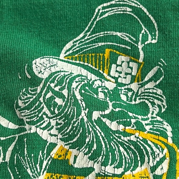 Vintage 90s Transplanted by the Irish St Patricks Day 1990s Tee Tshirt - Picture 4 of 6